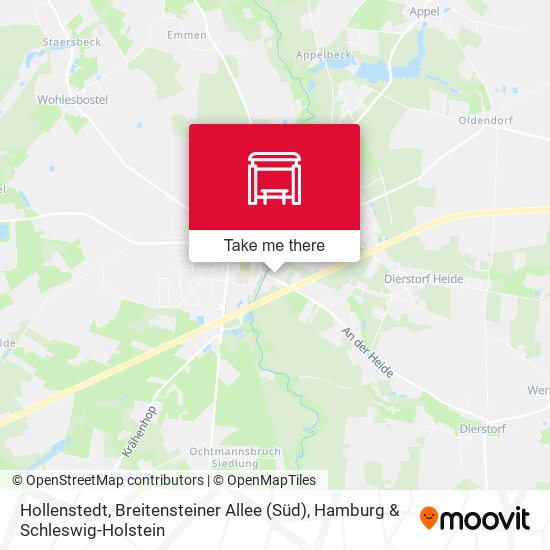 Hollenstedt, Breitensteiner Allee (Süd) map