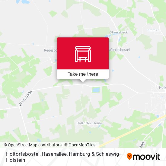 Holtorfsbostel, Hasenallee map
