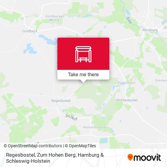 Regesbostel, Zum Hohen Berg map