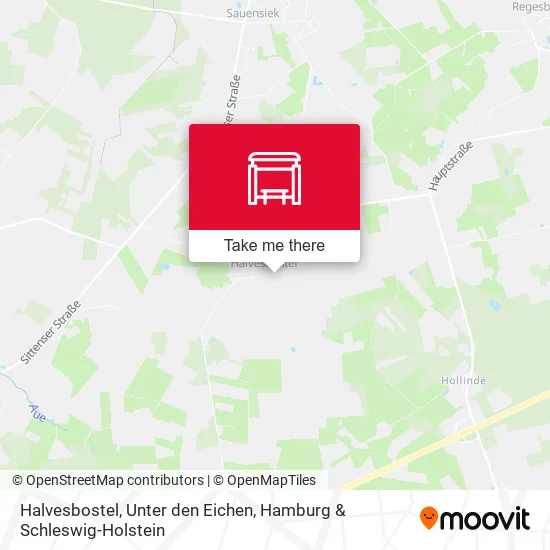 Карта Halvesbostel, Unter den Eichen