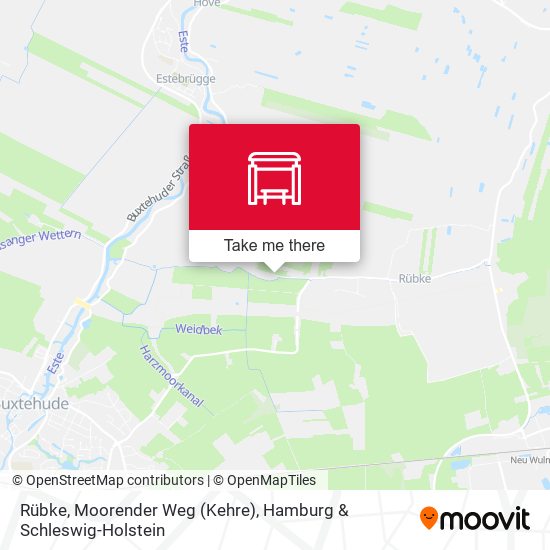 Rübke, Moorender Weg (Kehre) map