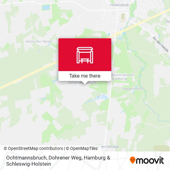 Ochtmannsbruch, Dohrener Weg map