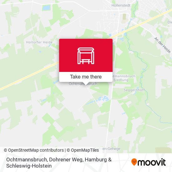 Ochtmannsbruch, Dohrener Weg map