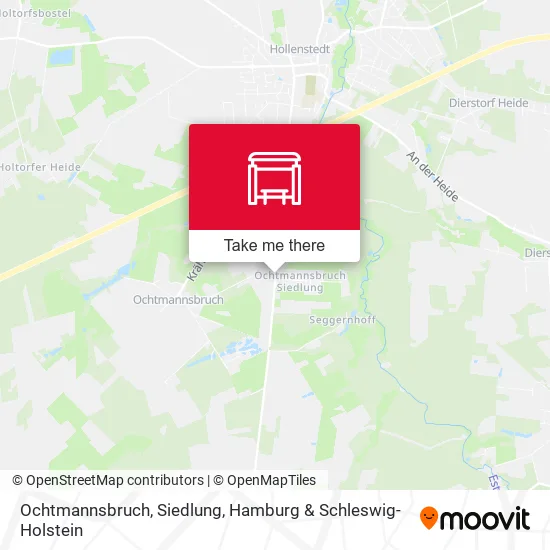 Карта Ochtmannsbruch, Siedlung
