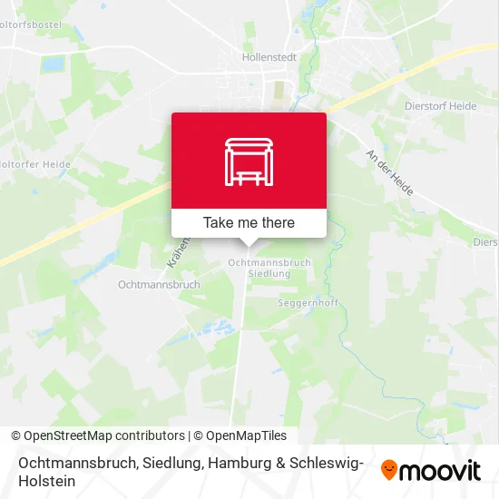 Карта Ochtmannsbruch, Siedlung