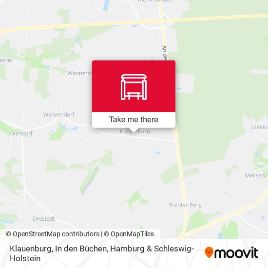 Klauenburg, In den Büchen map