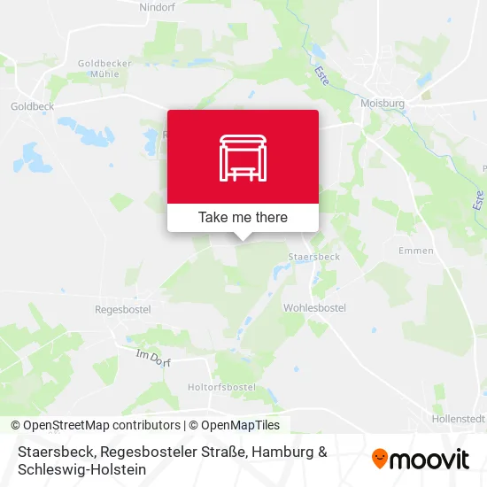 Карта Staersbeck, Regesbosteler Straße