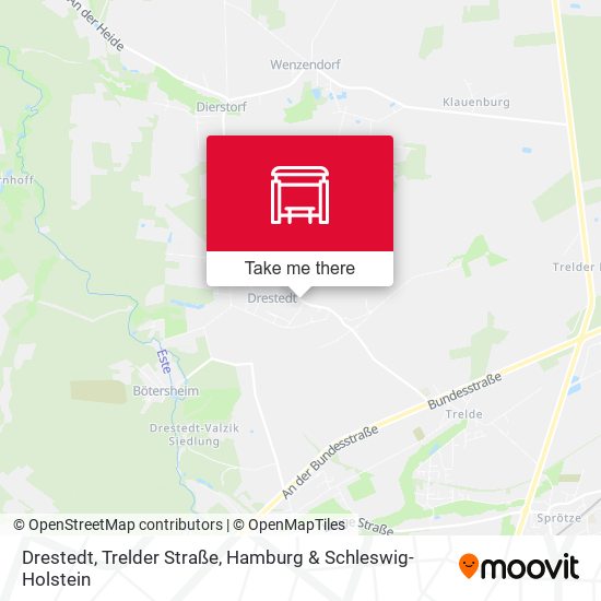 Drestedt, Trelder Straße map