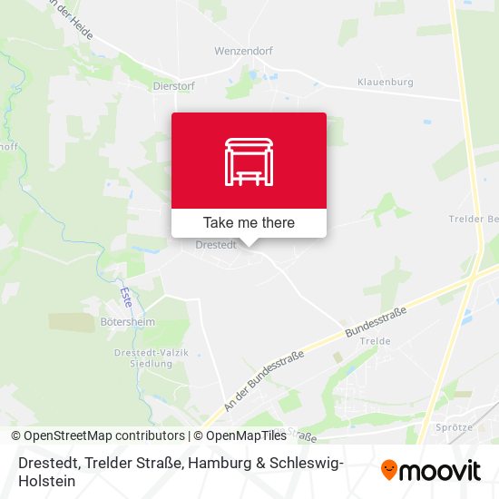 Drestedt, Trelder Straße map