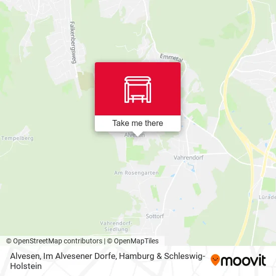Карта Alvesen, Im Alvesener Dorfe