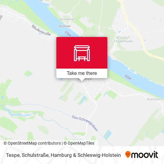 Карта Tespe, Schulstraße