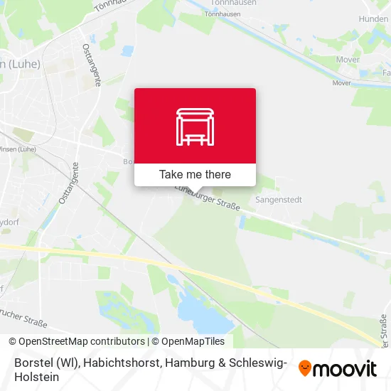 Карта Borstel (Wl), Habichtshorst