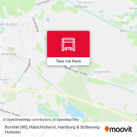Карта Borstel (Wl), Habichtshorst