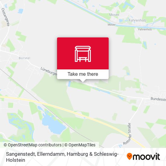 Sangenstedt, Ellerndamm map