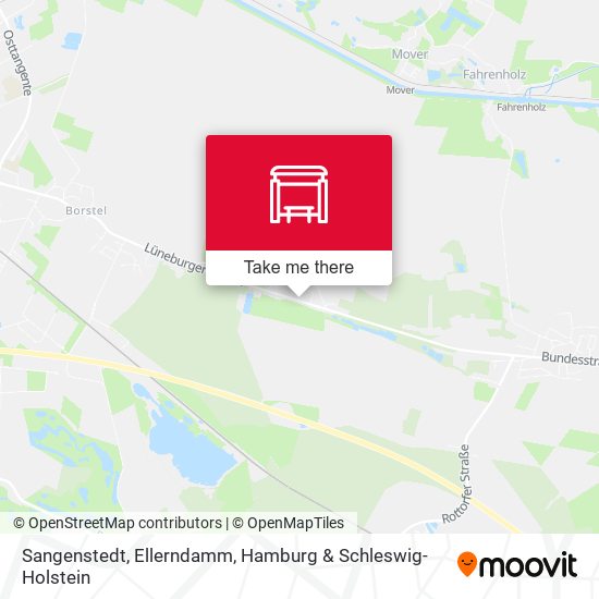 Sangenstedt, Ellerndamm map