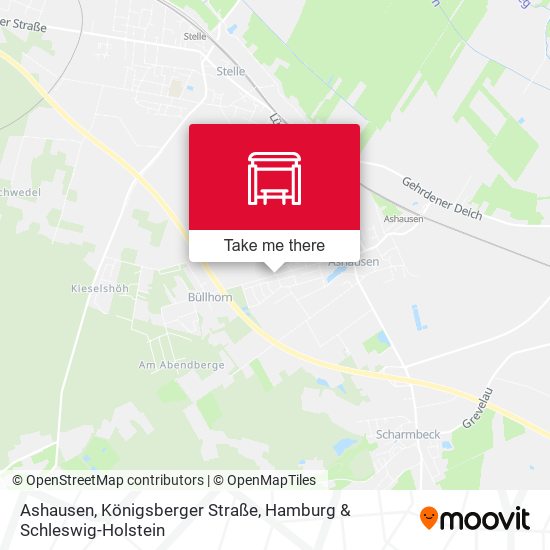 Ashausen, Königsberger Straße map