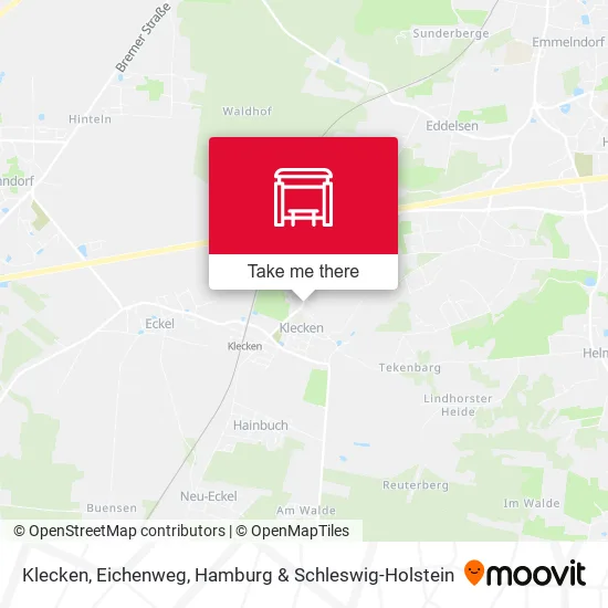 Карта Klecken, Eichenweg