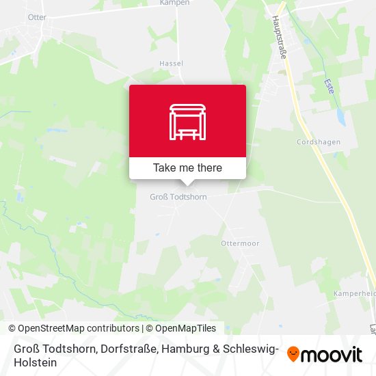 Groß Todtshorn, Dorfstraße map