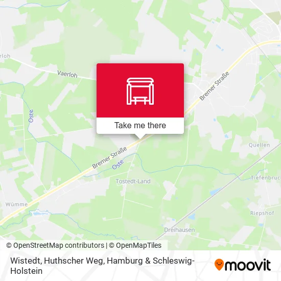 Карта Wistedt, Huthscher Weg