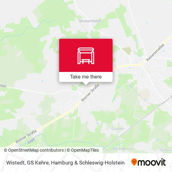 Карта Wistedt, GS Kehre