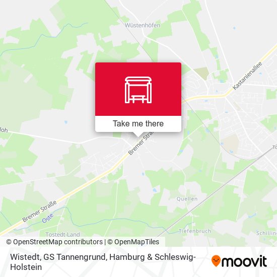 Wistedt, GS Tannengrund map