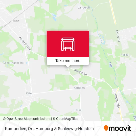 Карта Kamperlien, Ort