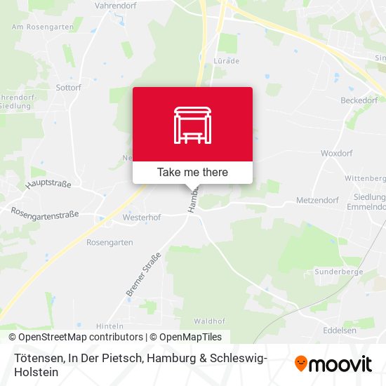 Tötensen, In Der Pietsch map