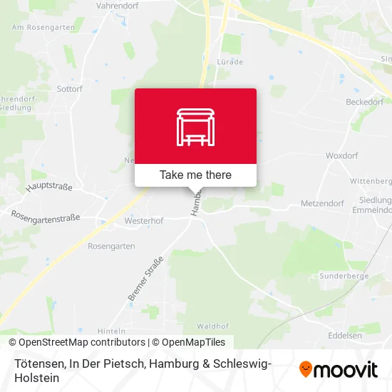 Карта Tötensen, In Der Pietsch