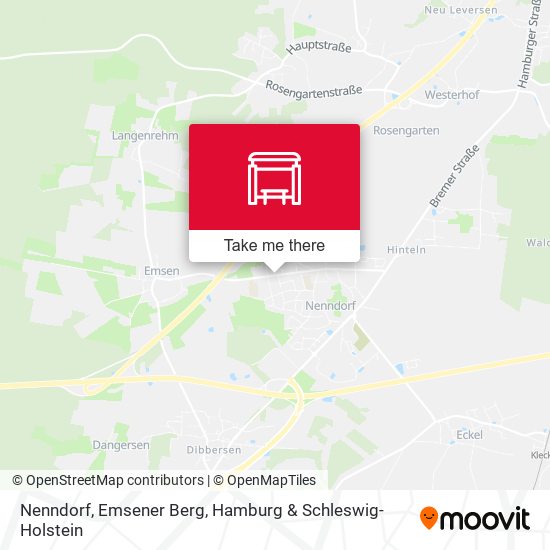 Nenndorf, Emsener Berg map