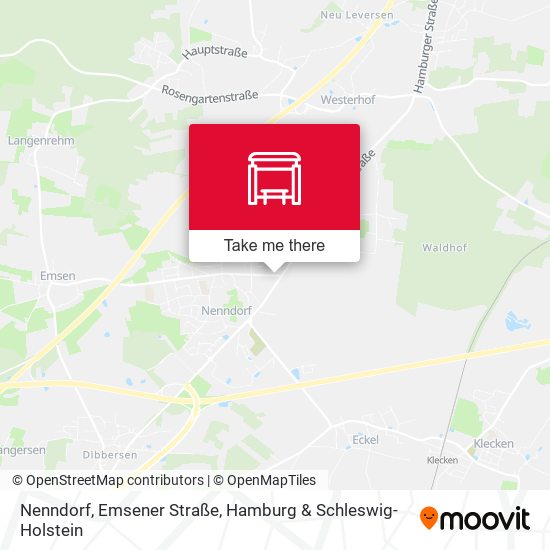 Nenndorf, Emsener Straße map