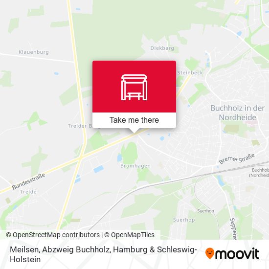 Meilsen, Abzweig Buchholz map