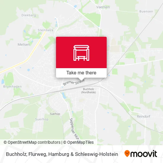 Карта Buchholz, Flurweg