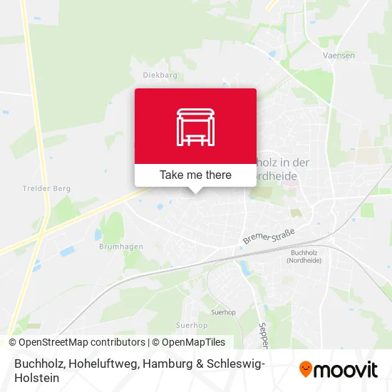 Карта Buchholz, Hoheluftweg