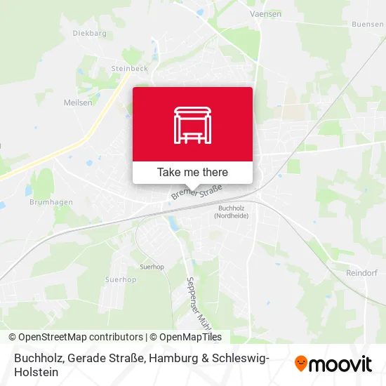 Карта Buchholz, Gerade Straße