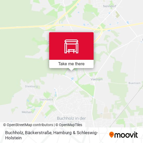 Buchholz, Bäckerstraße map