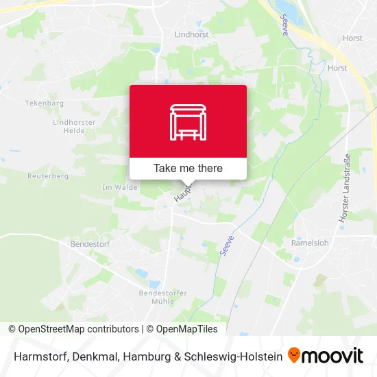 Карта Harmstorf, Denkmal