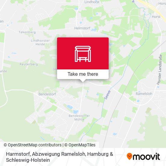 Harmstorf, Abzweigung Ramelsloh map