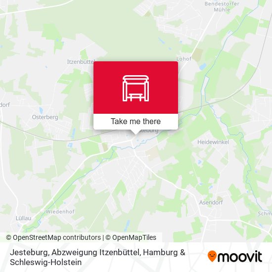 Jesteburg, Abzweigung Itzenbüttel map