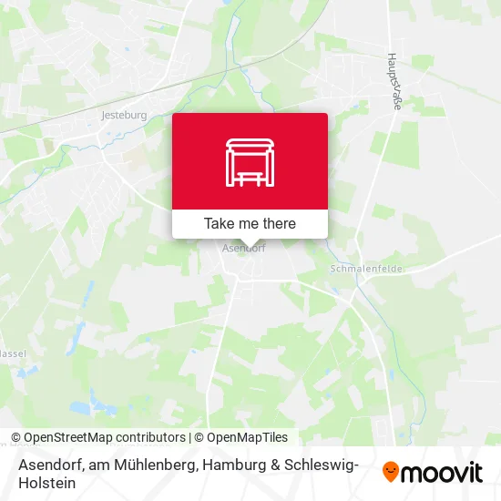 Карта Asendorf, am Mühlenberg