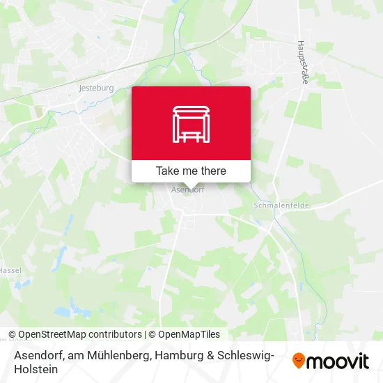 Карта Asendorf, am Mühlenberg