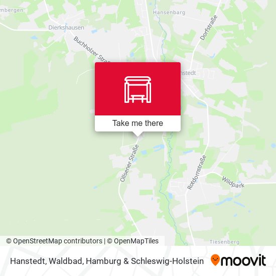 Hanstedt, Waldbad map