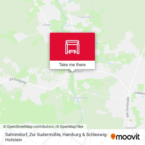 Sahrendorf, Zur Sudermühle map