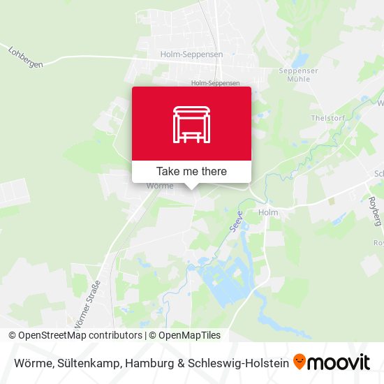 Wörme, Sültenkamp map