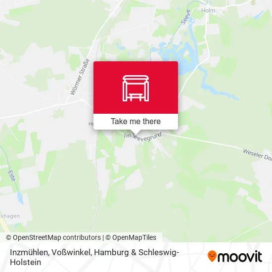 Карта Inzmühlen, Voßwinkel