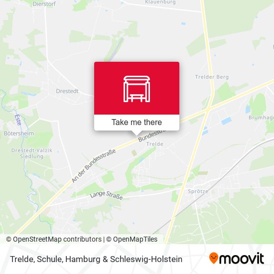 Trelde, Schule map