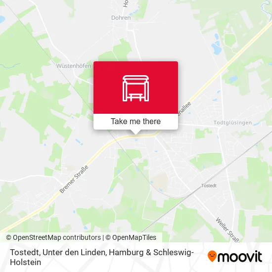 Карта Tostedt, Unter den Linden