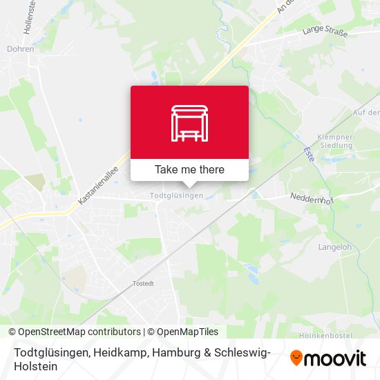 Todtglüsingen, Heidkamp map