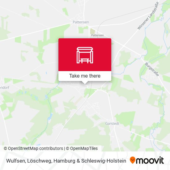 Wulfsen, Löschweg map