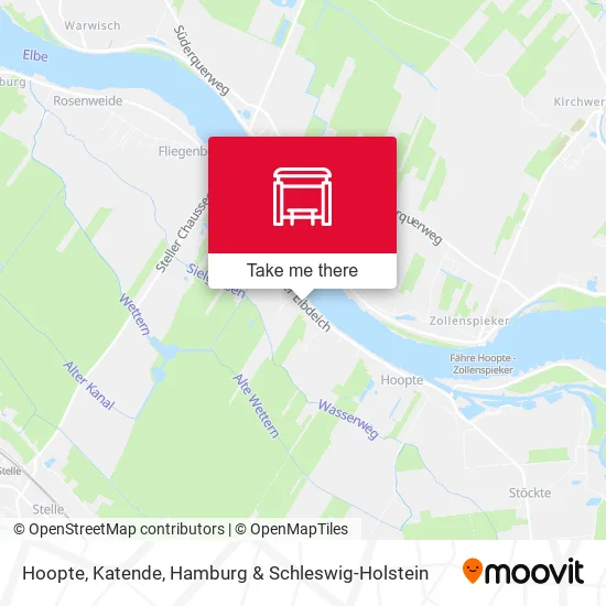 Карта Hoopte, Katende