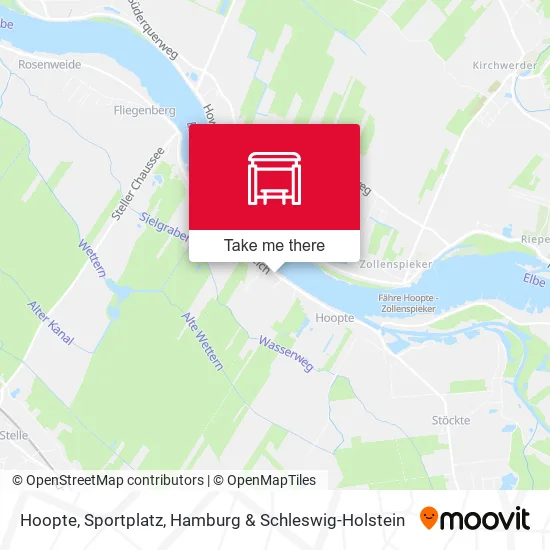 Карта Hoopte, Sportplatz